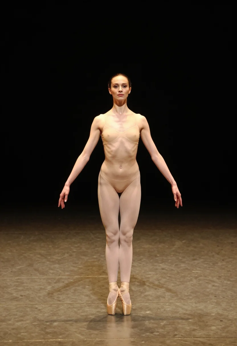 AI ballerina sample — Portrait of a principal Russian ballerina in their early thirties