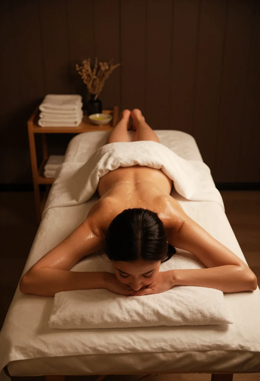 Example portrait from the AI Massage Nude — The Drape Is the Garment