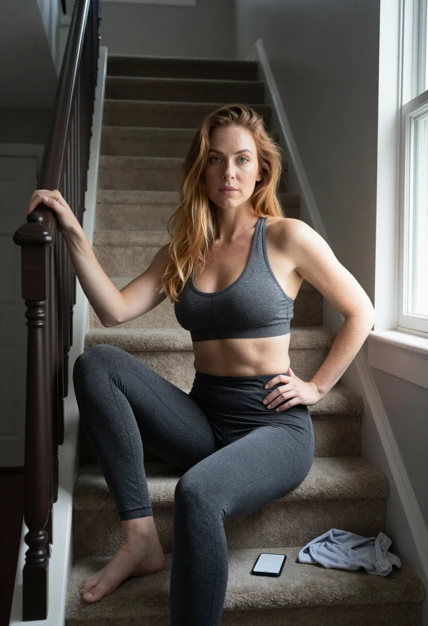 AI soccer mom sample — portrait of a woman, half-length frame of a grown adult woma